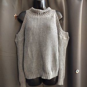 TEA CUP BRAND Open Shoulder Sweater - Size S/M NWOT